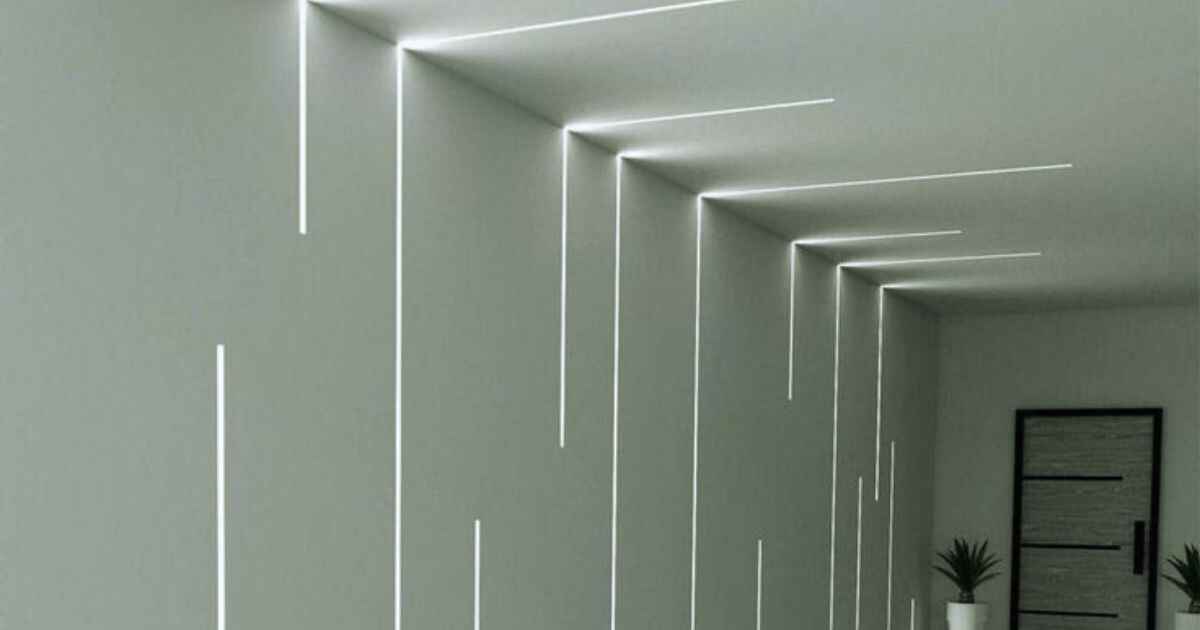 wall panel profile light design