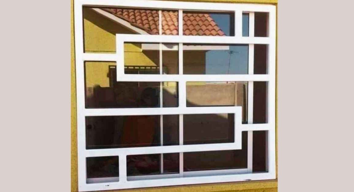 window with grill