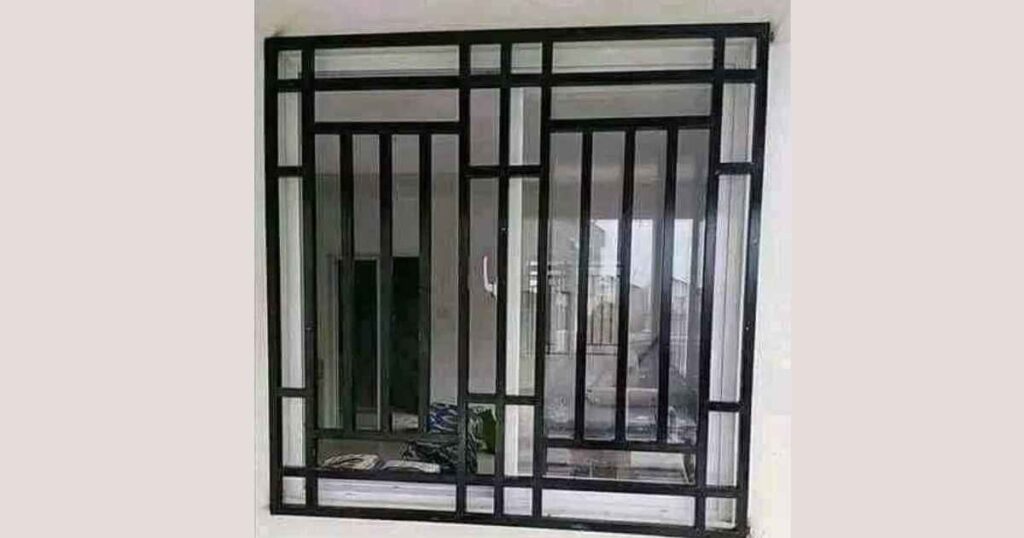 Simple window grill design