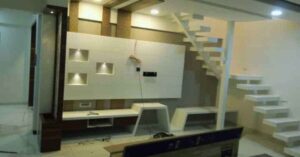 Read more about the article 3 best tv unit under staircase design ideas