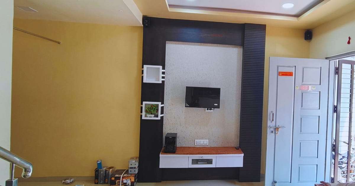 main hall modern tv unit design