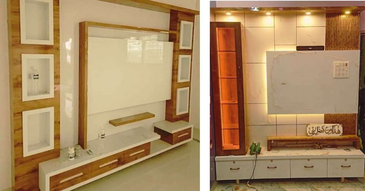 main hall modern tv unit design