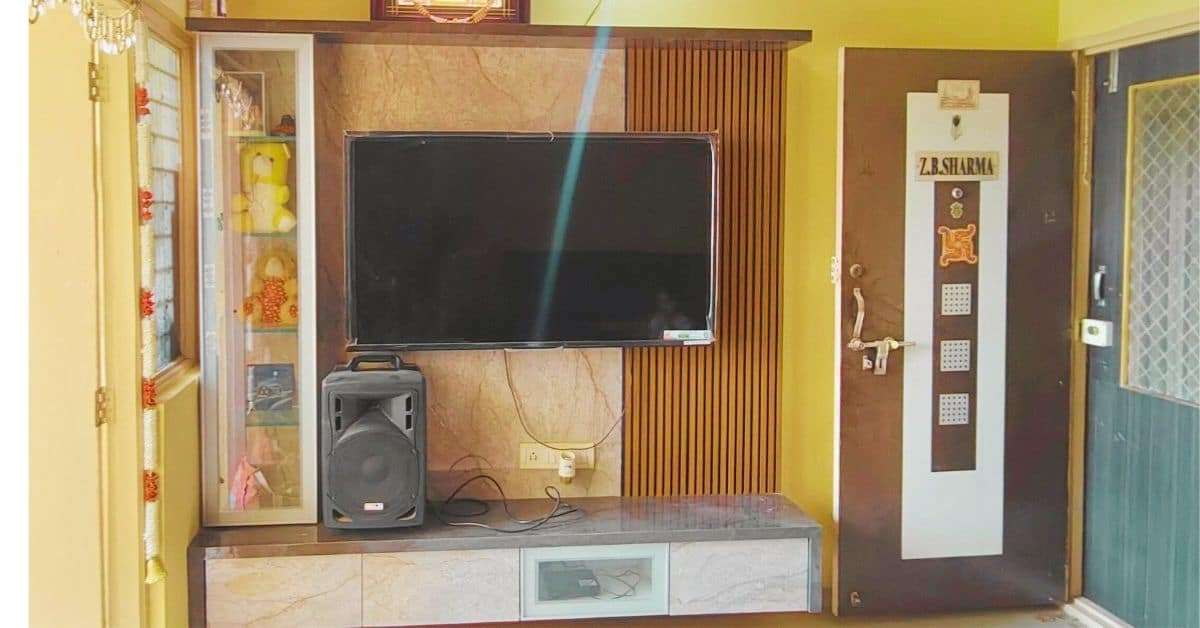 main hall modern tv unit design